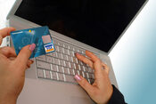 Credit Card and Laptop